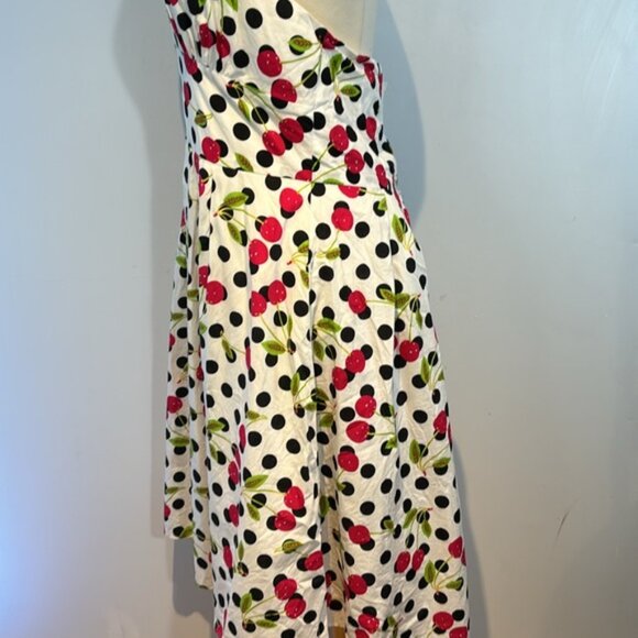 Tatyana cherry polka dot 50’s style retro halter dress size 2X - Picture 5 of 10